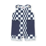 Burt's Bees Baby Organic Cotton Baby Boy Romper One Piece Shortall, Sizes Newborn-24 Months